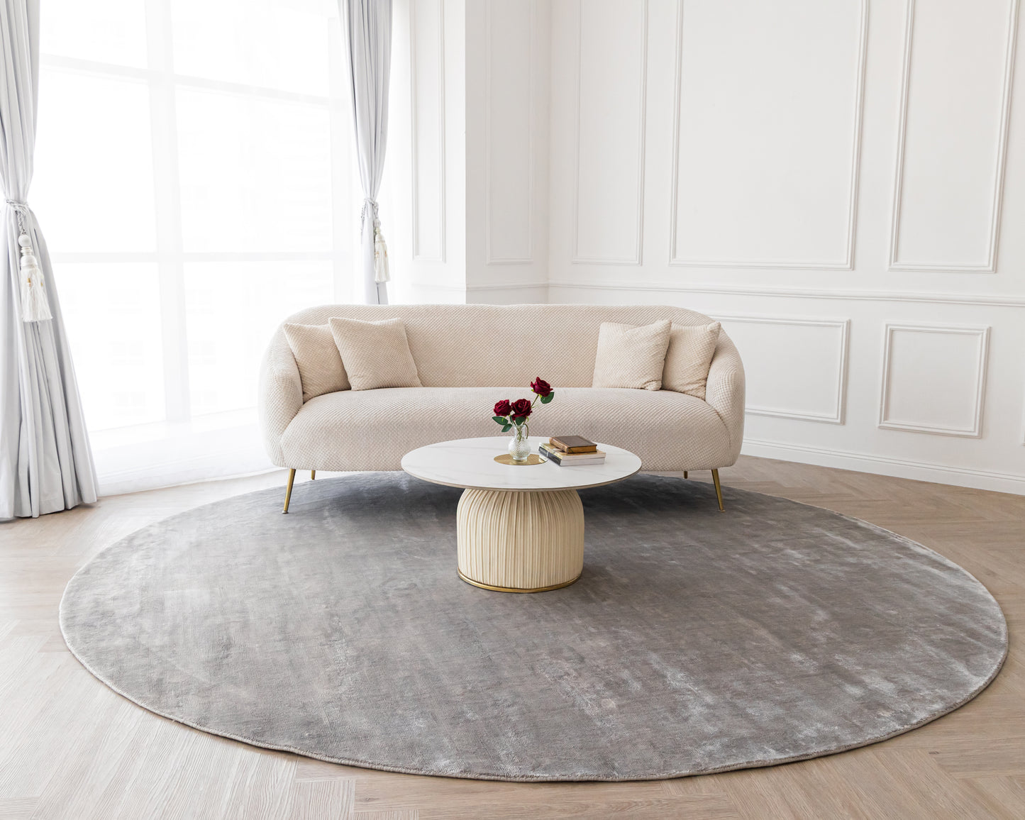 OPALINE - GREY Round